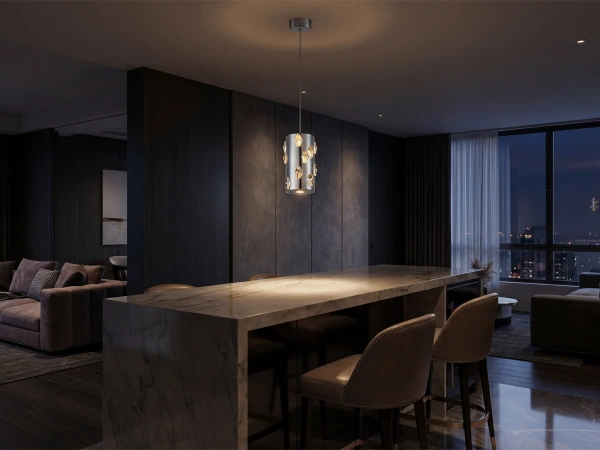 CLARIS lampada a sospensione in cristallo 120 - V30001 3