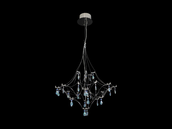 Lampadario a sospensione in cristallo JOYA 600 - V40071S 4