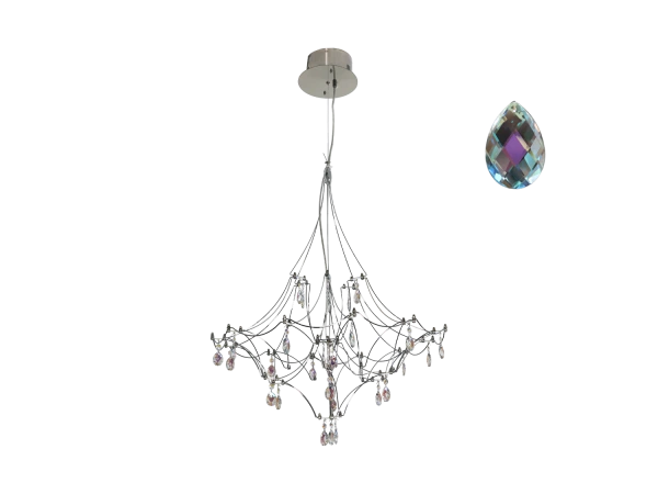 Lampadario a sospensione in cristallo JOYA 600 - V40071S