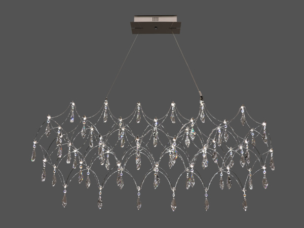 Lampadario a sospensione in cristallo JOYA 900 - V40015S 3