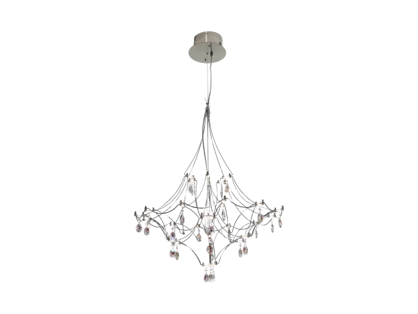 Lampadario a sospensione in cristallo JOYA 600 - V40071S 2