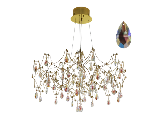 Lampadario a sospensione in cristallo JOYA 730 - V40041