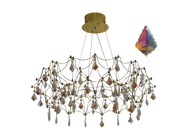 Lampadario a sospensione in cristallo JOYA 750 - V40063