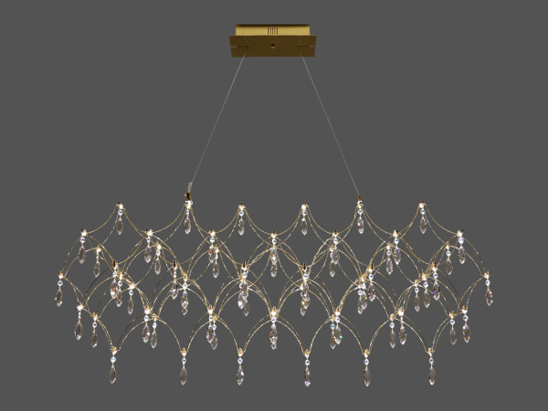 Lampadario a sospensione in cristallo JOYA 900 - V40026S 3