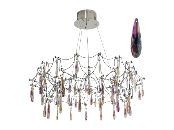 Lampadario a sospensione in cristallo JOYA 750 - V40052
