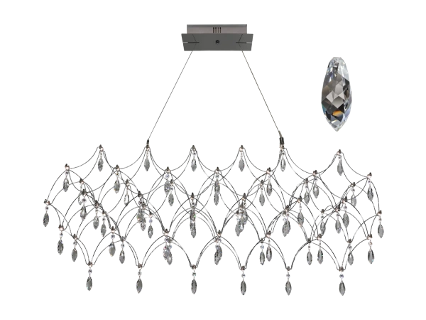 Lampadario a sospensione in cristallo JOYA 900 - V40016S