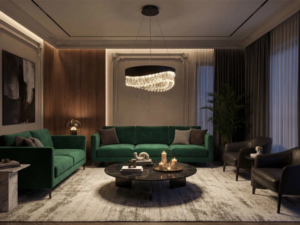 AURORA lampadario a sospensione in cristallo 450 - V30075 3