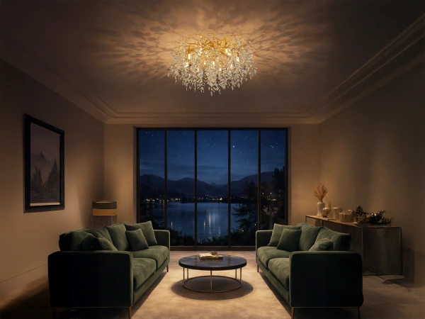 ELYSIA lampadario a soffitto in cristallo 800 - V20009 1