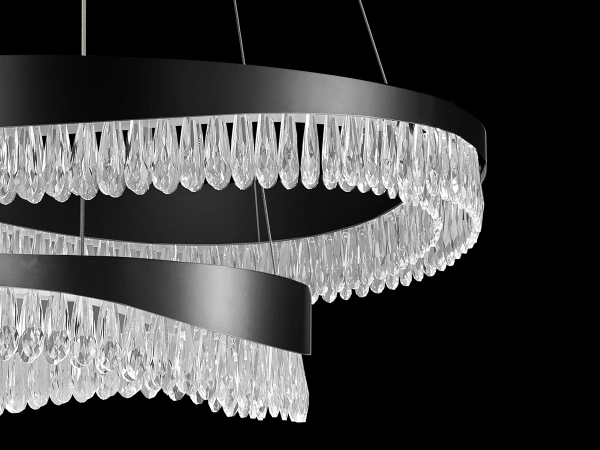 AURORA lampadario a sospensione in cristallo 800+450 - V30078 11
