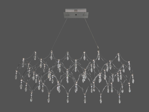Lampadario a sospensione in cristallo JOYA 900 - V40016S 3