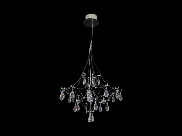 Lampadario a sospensione in cristallo JOYA 600 - V40072S 5