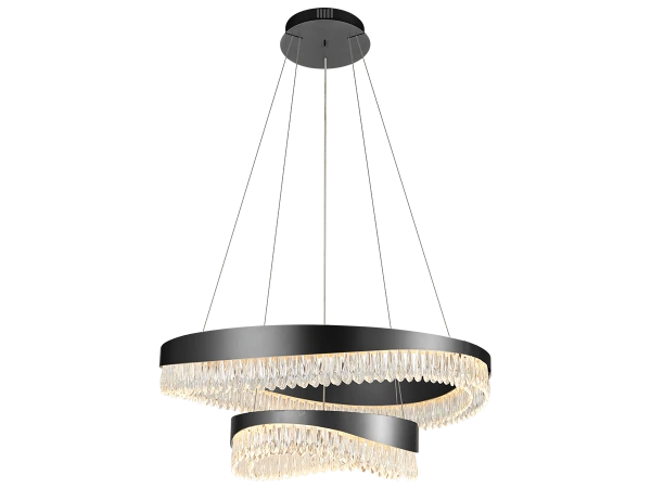 AURORA lampadario a sospensione in cristallo 800+450 - V30078 6