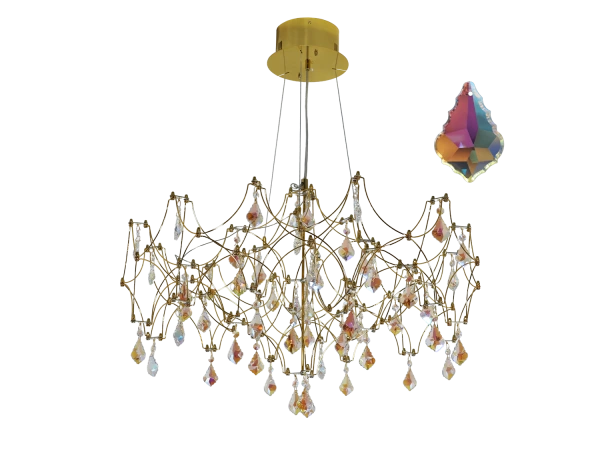 Lampadario a sospensione in cristallo JOYA 730 - V40043