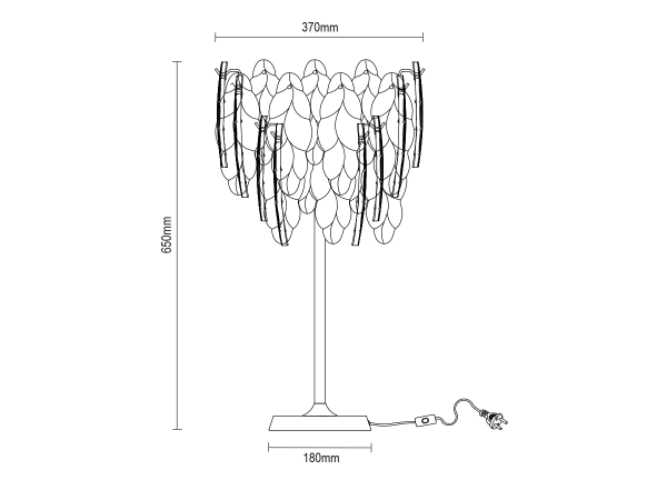 CHOREO lampada da tavolo 650 - V20120 8