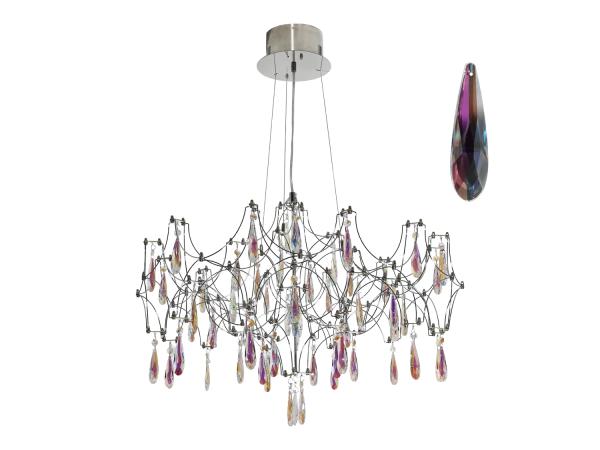 Lampadario a sospensione in cristallo JOYA 730 - V40032