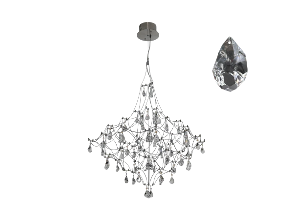 Lampadario a sospensione in cristallo JOYA 870 - V40084S