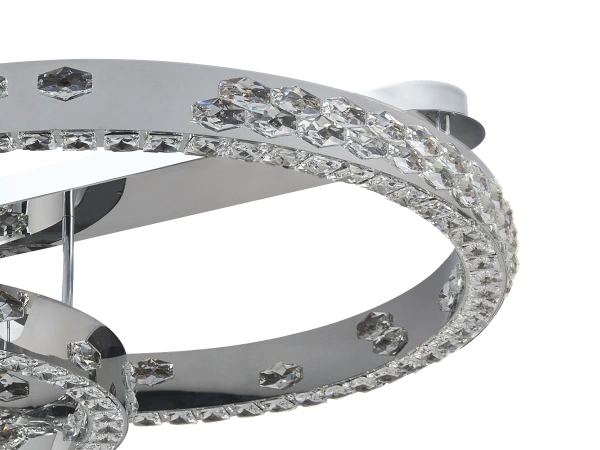 CLARIS lampadario a soffitto in cristallo 800+600 - V30009 7