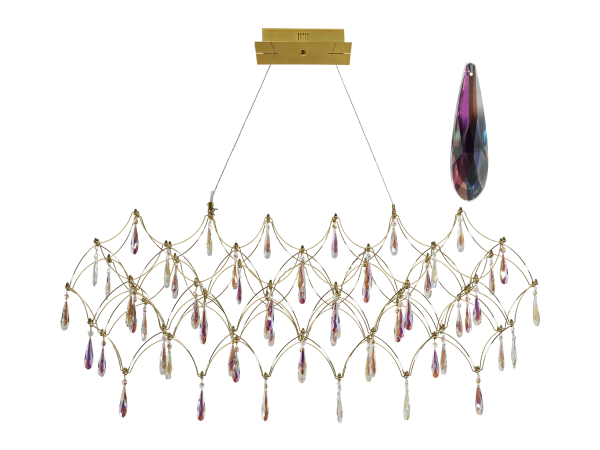 Lampadario a sospensione in cristallo JOYA 900 - V40022