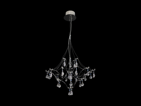 Lampadario a sospensione in cristallo JOYA 600 - V40074S 4