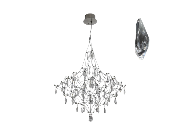 Lampadario a sospensione in cristallo JOYA 870 - V40085S