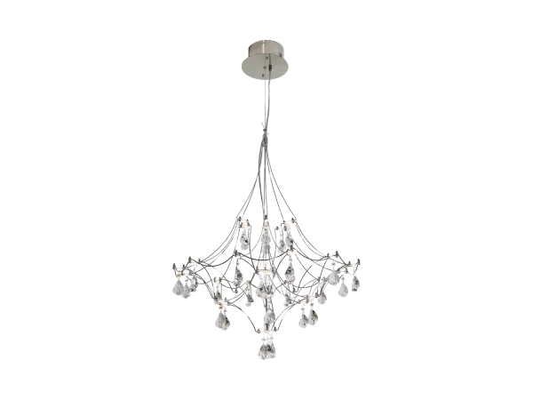 Lampadario a sospensione in cristallo JOYA 600 - V40074S 2