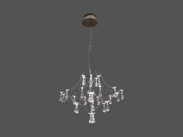 Lampadario a sospensione in cristallo JOYA 600 - V40074S 3