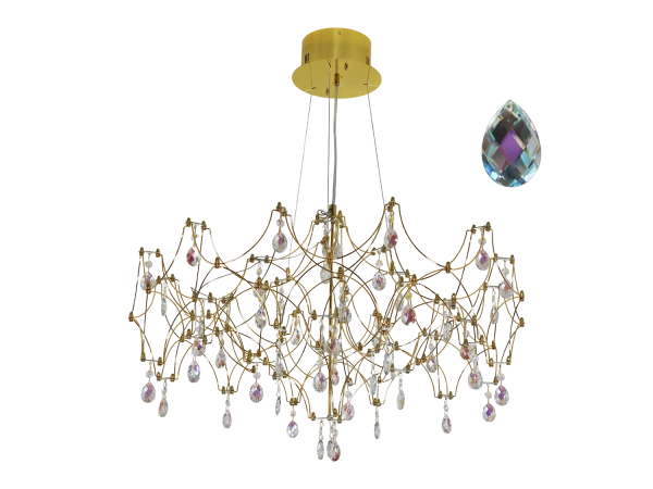 Lampadario a sospensione in cristallo JOYA 730 - V40041S