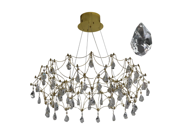 Lampadario a sospensione in cristallo JOYA 750 - V40064S