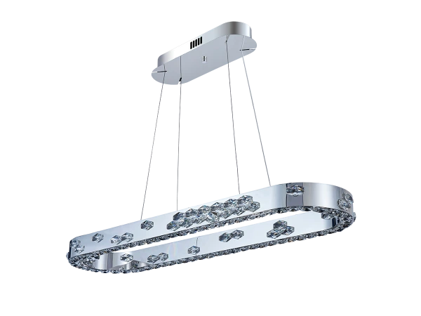 CLARIS lampadario a sospensione in cristallo 1100x320 - V30003