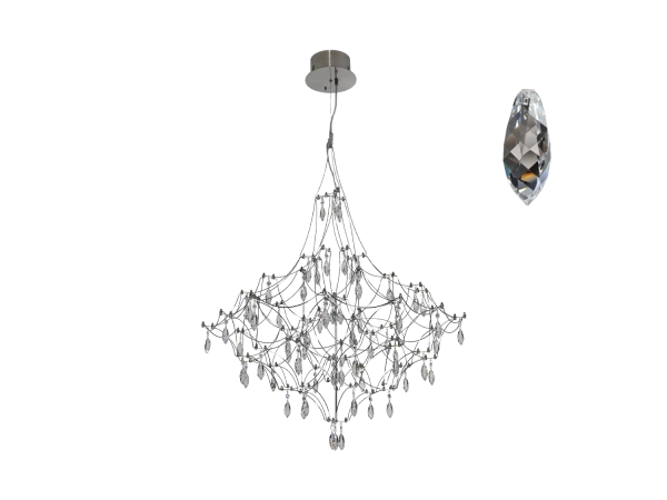 Lampadario a sospensione in cristallo JOYA 870 - V40086S