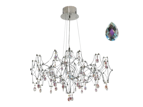 Lampadario a sospensione in cristallo JOYA 730 - V40031S