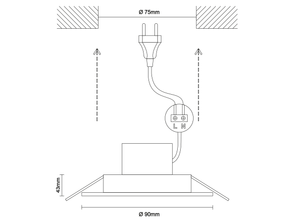 Lampada da soffitto LINIA - 10017 5