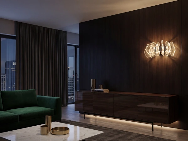 PIKASO Lampadario a parete in cristallo - V30025 6