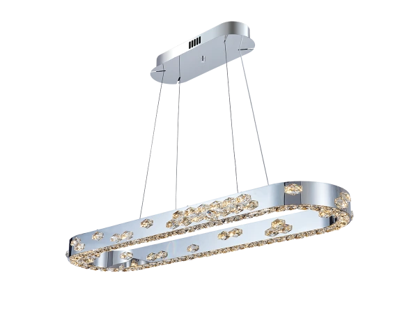 CLARIS lampadario a sospensione in cristallo 1100x320 - V30003 3