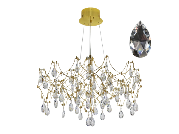 Lampadario a sospensione in cristallo JOYA 730 - V40042S