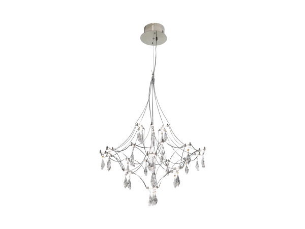 Lampadario a sospensione in cristallo JOYA 600 - V40075S 2