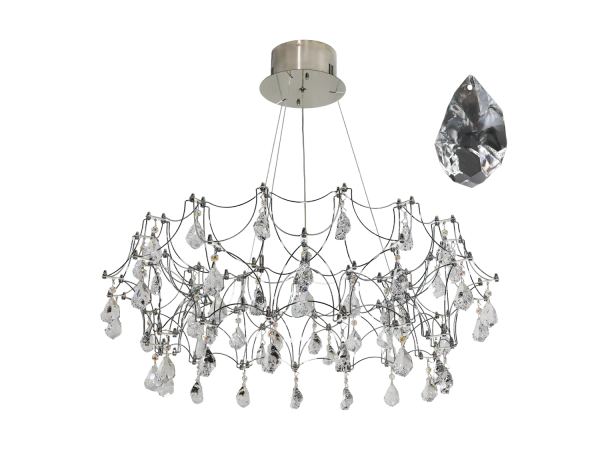Lampadario a sospensione in cristallo JOYA 750 - V40054S