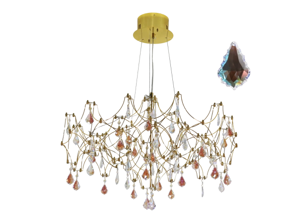 Lampadario a sospensione in cristallo JOYA 730 - V40043S