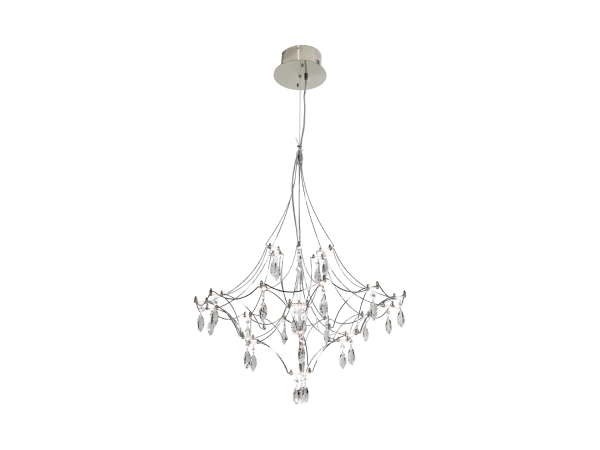 Lampadario a sospensione in cristallo JOYA 600 - V40076S 2