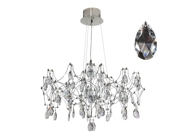 Lampadario a sospensione in cristallo JOYA 730 - V40032S