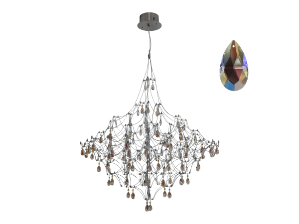 Lampadario a sospensione in cristallo JOYA 1030 - V40091