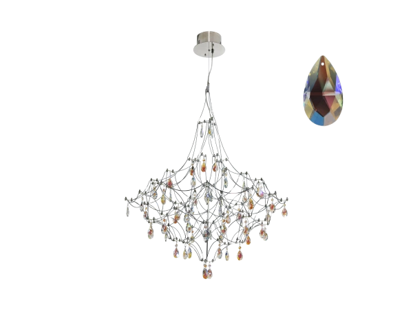 Lampadario a sospensione in cristallo JOYA 870 - V40081