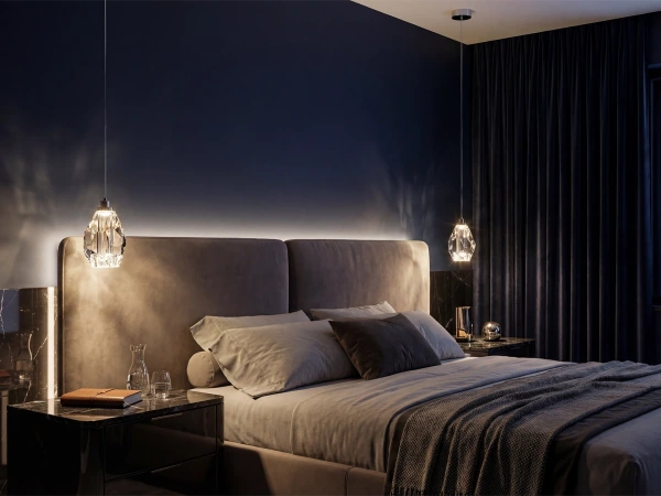 DIAMOR CLEAR lampada a sospensione in cristallo - V30051 1