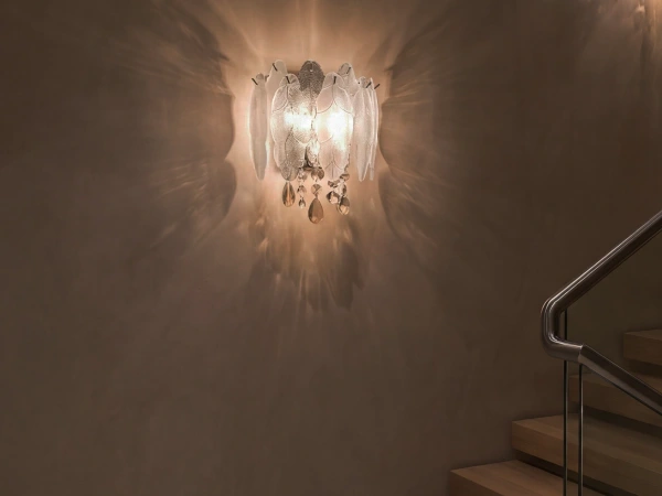 GURU lampada da parete in cristallo 250x310 - V20104 5