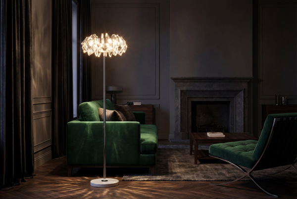 PIKASO lampada da terra in cristallo 1550 - V30027 4