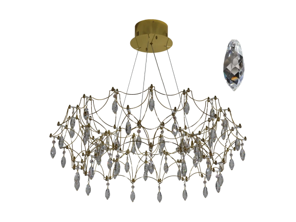 Lampadario a sospensione in cristallo JOYA 750 - V40066S