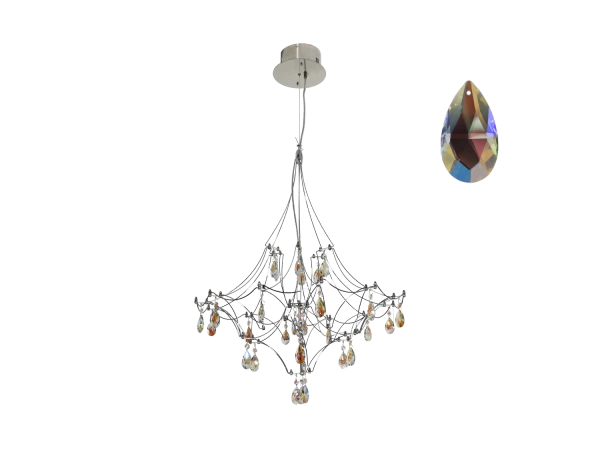 Lampadario a sospensione in cristallo JOYA 600 - V40071