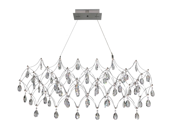 Lampadario a sospensione in cristallo JOYA 900 - V40012S 2