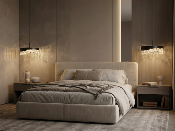 Lampadario a sospensione AURORA in cristallo 350 - V30074 2