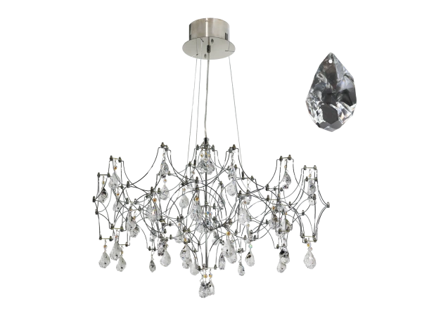 Lampadario a sospensione in cristallo JOYA 730 - V40034S